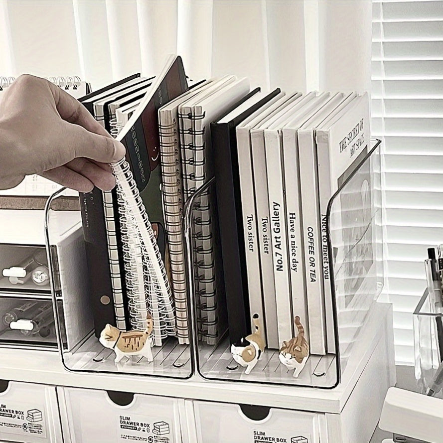 Bookend with clear arch design
