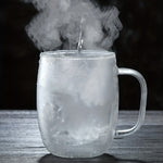 Elegant Borosilicate Glass Insulated Mug – Heat-Resistant & Stylish