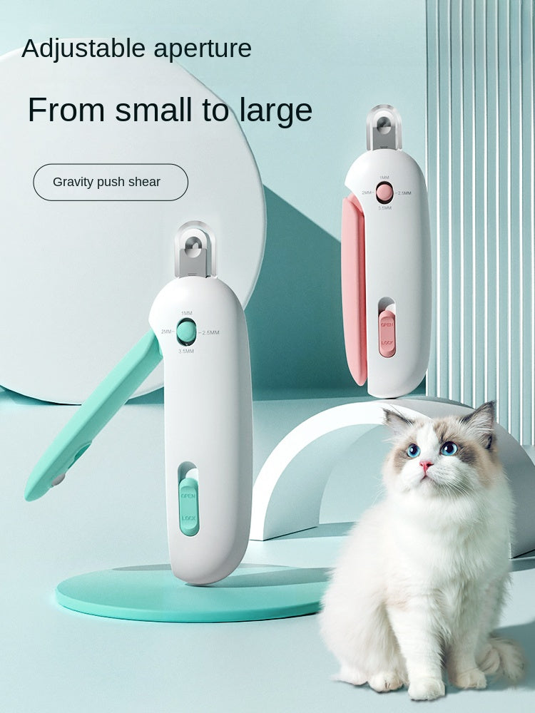 Pet Nail Trimmer with 8x Lever System – Easy Cutting