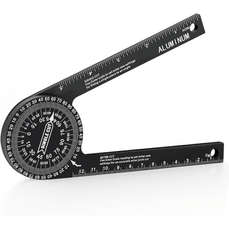 Aerospace Aluminum Protractor