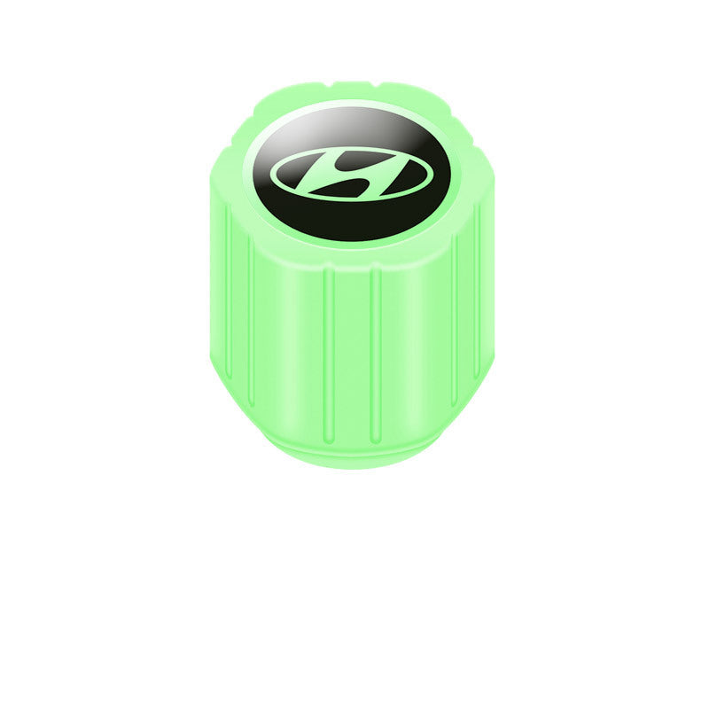 20er-Pack Neon-Grüne Leuchtende Ventilkappen für Reifen – Ohne Batterie, Universelle Passform
