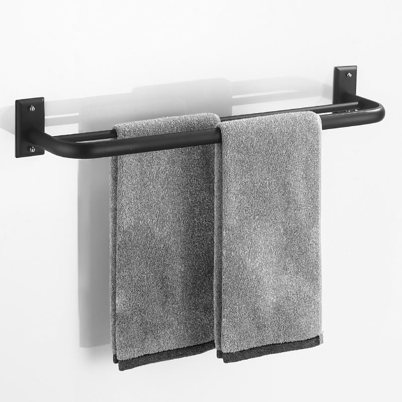 Elegant Bathroom Accessory Set in Matte Black