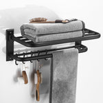 Elegant Bathroom Accessory Set in Matte Black