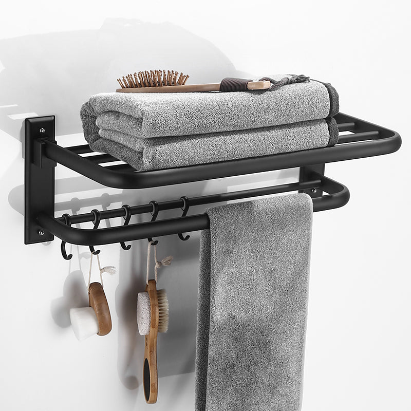 Elegant Bathroom Accessory Set in Matte Black