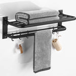 Elegant Bathroom Accessory Set in Matte Black