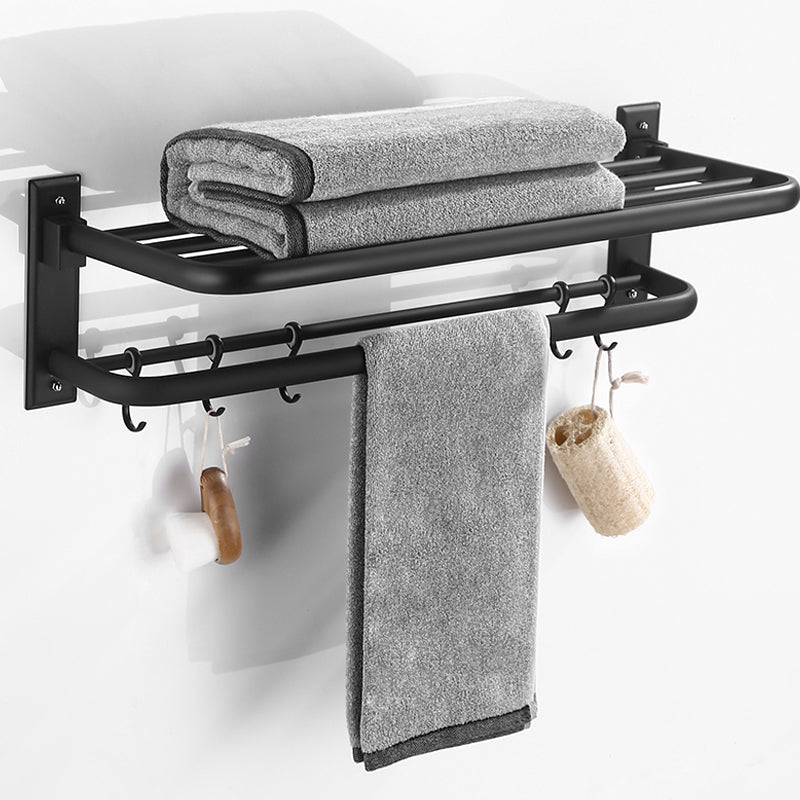 Elegant Bathroom Accessory Set in Matte Black