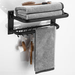Elegant Bathroom Accessory Set in Matte Black