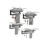 Elegant Bathroom Accessory Set in Matte Black