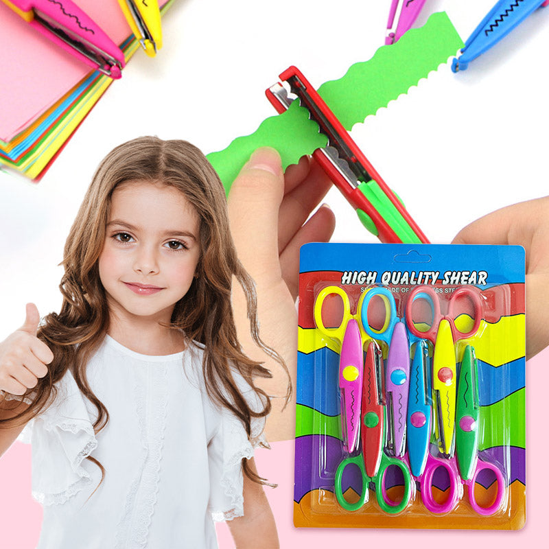 Colorful Pattern Cutters for Creative Kids – Set of 6