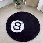 Round 8-Ball Floor Mat - Non-Slip Rug for Living Room, Bathroom & Decoration | Available in Sizes