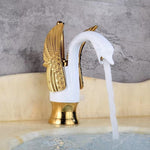 Elegant single-lever bathroom faucet in various colors