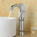 Elegant single-lever bathroom faucet in various colors