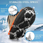 Griffige Winterspikes für sicheren Halt auf Eis und Schnee