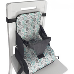 Portable High Chair for Babies - Travel Booster Seat with Harness and Bag
