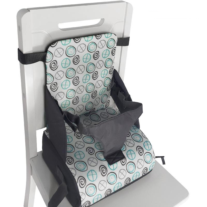 Portable High Chair for Babies - Travel Booster Seat with Harness and Bag