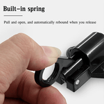 Spring mechanism for automatic aluminum window locking