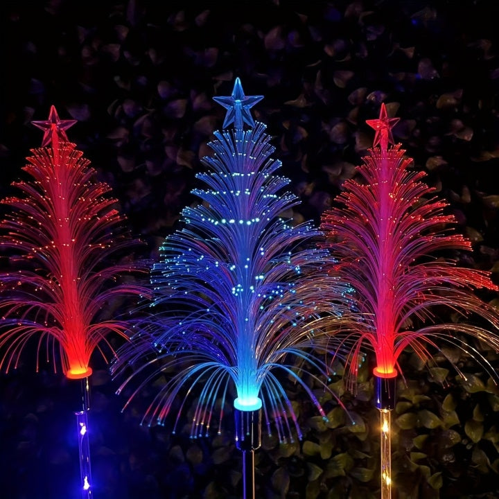 Lichtgarten Solar Set – 3 Solar-Powered LED Garden Lights with Colour Change
