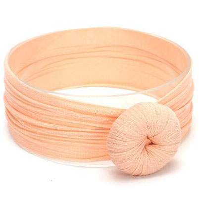 Knotted Bow Headband for Girls - Soft Baby Turban Headband