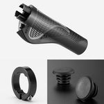 Ergonomische Fahrradgriffe aus Aluminium und Silikon