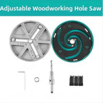 Adjustable Hole Saw for Drills – Clean Holes from 45 to 130 mm