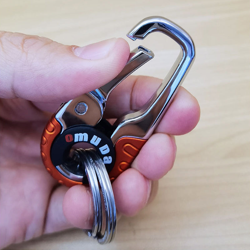 Creative stainless steel keyring