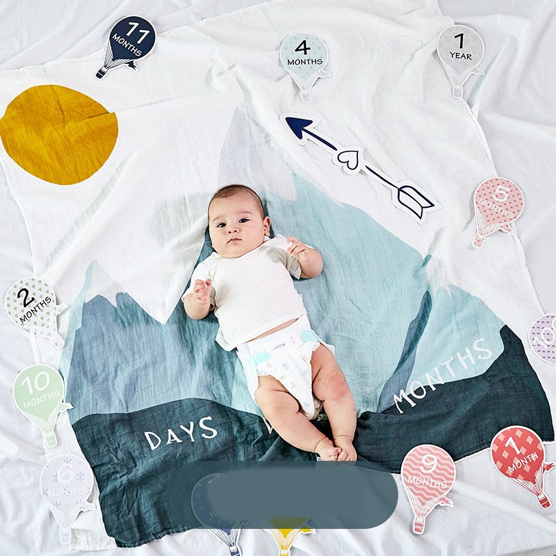 Muslin Swaddle Blanket and Baby Blanket for Newborns