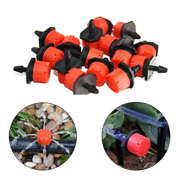 AquaFlow Bewässerungssystem mit Sprinkler und Tropfer für Pflanzen
