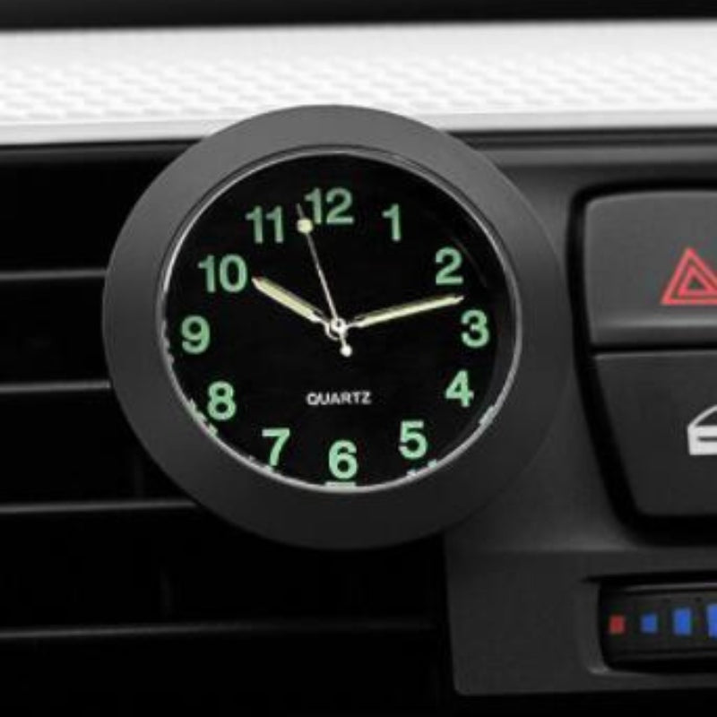 Mini Analog Uhr für Auto – Stilvolles Klebendes Design für Innenraum