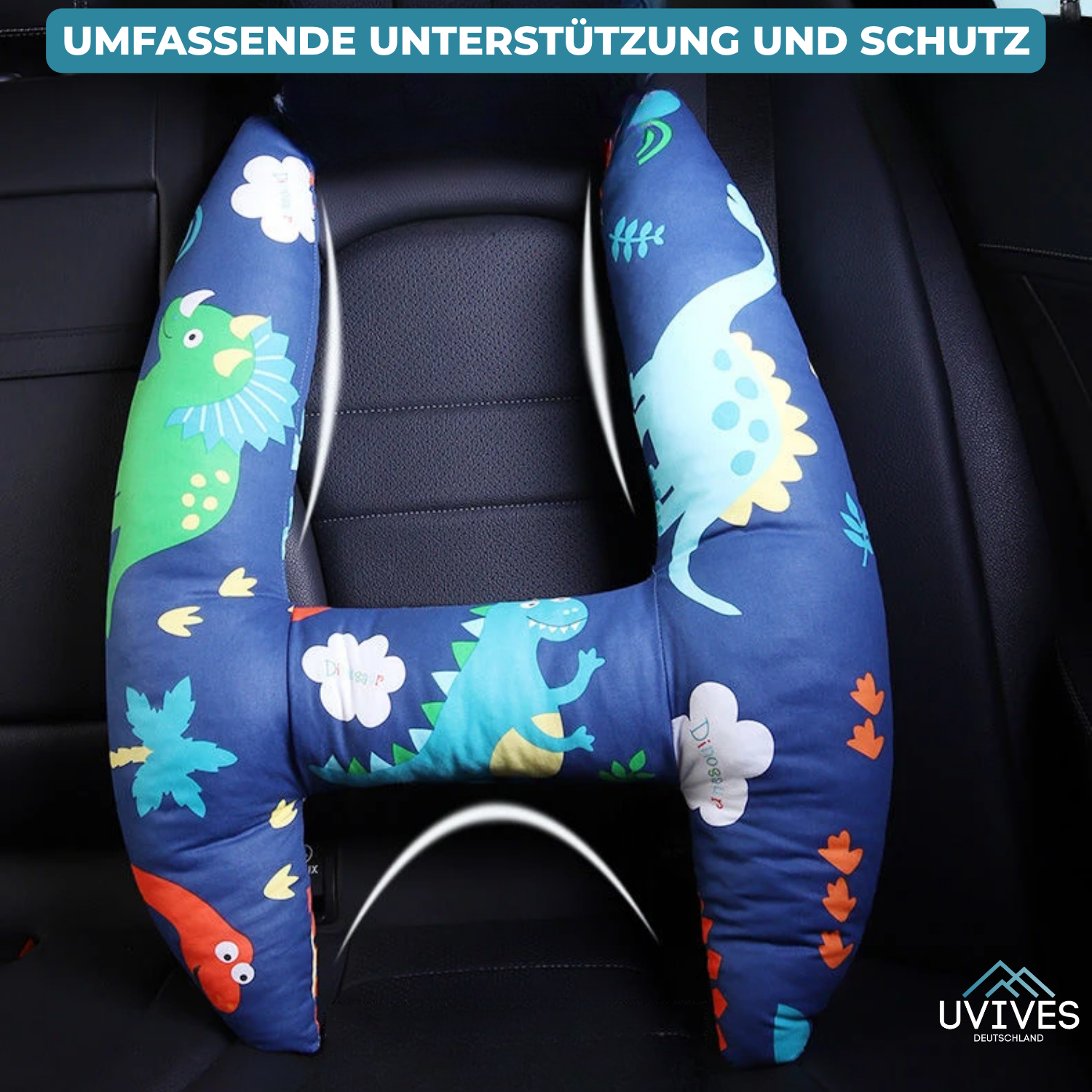 ReiseTraum - Ergonomisches Kissen für Kinder im Auto