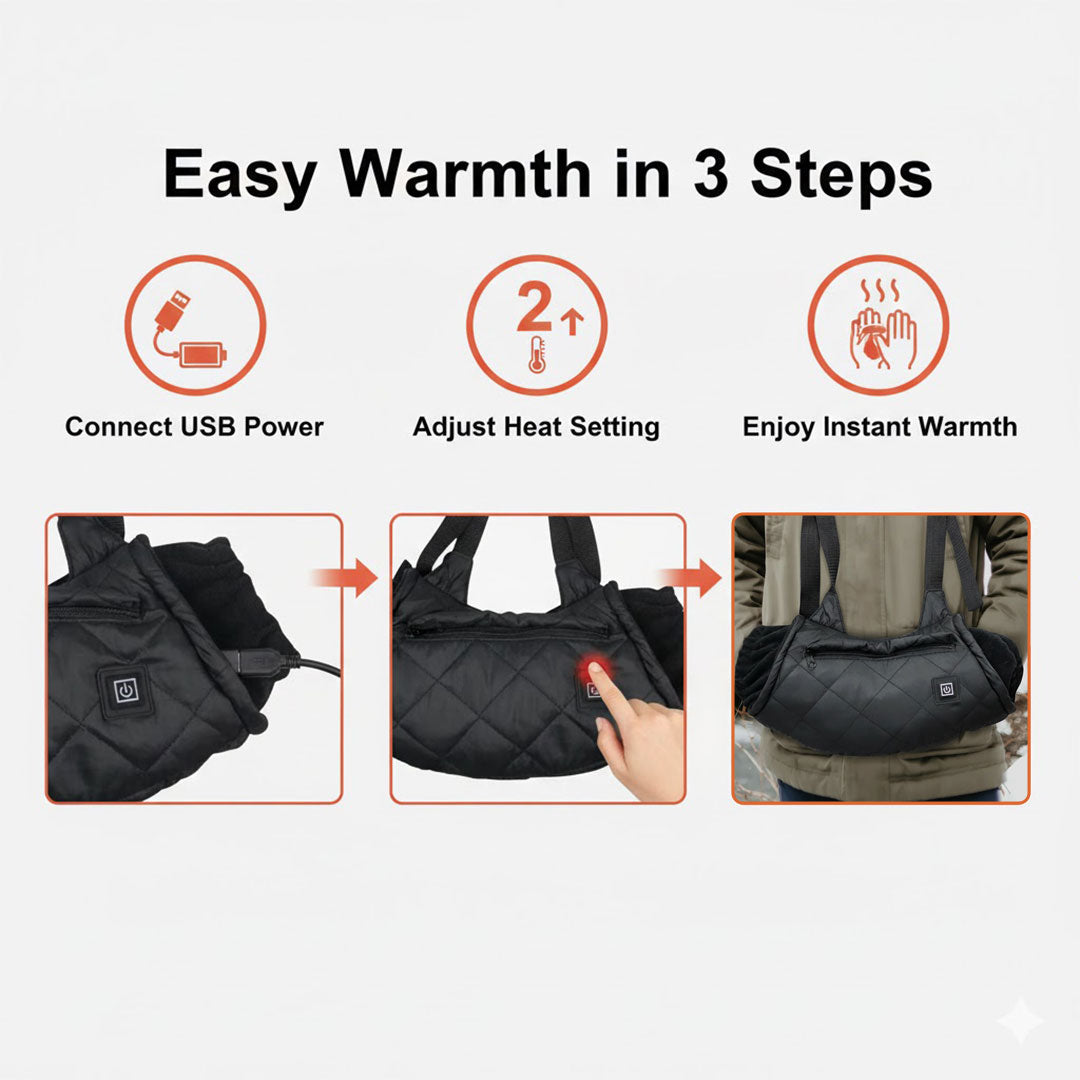 Comfortable Hand Warmer for Cold Days - USB Powered and Customizable