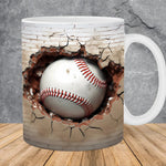 Cup with ball pattern