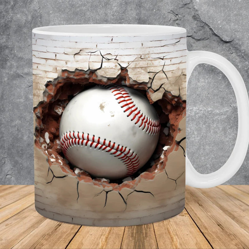Cup with ball pattern