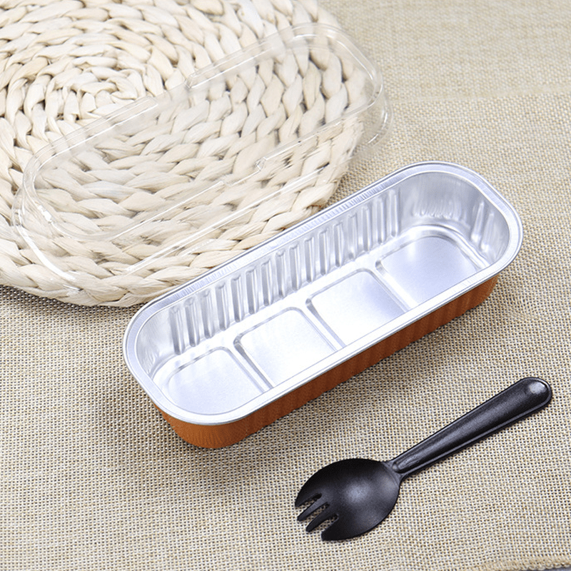 Disposable aluminum foil containers