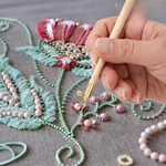 Practical Set for Tambour Embroidery Needles with Interchangeable Needles