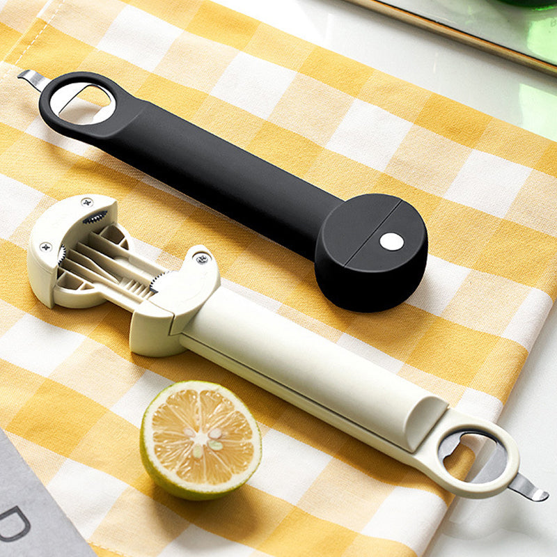 Adjustable stainless steel can opener
