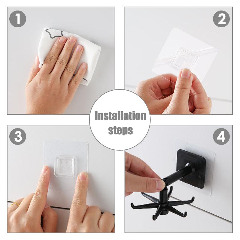 Foldable Hook with 360° Swivel Function