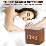 Compact Cube Alarm Clock | Precise Time