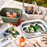 Foldable Multipurpose Basket – Ideal for Camping, Barbecues, and Home Use