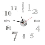 Moderne wanduhr ohne die – DIY Uhr für individuelles Design
