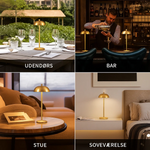 Moderne Touch-Lampe für kabelloses Ambiente