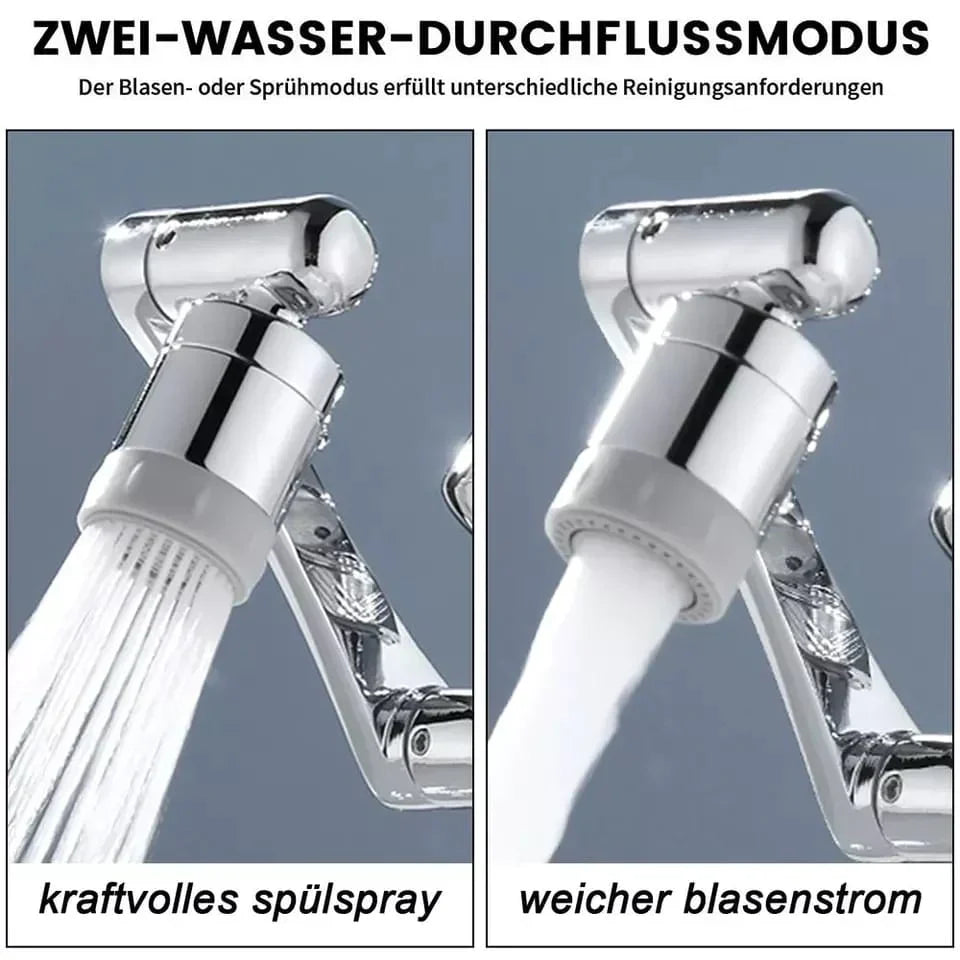 360° drehbarer Wasserhahn mit 1080° Rotation