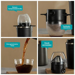 Kaffeegenuss To Go - Edelstahl Filterbecher für perfekten Kaffee