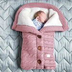 Lined Baby Sleeping Bag with Hood – Soft Knitted Fabric