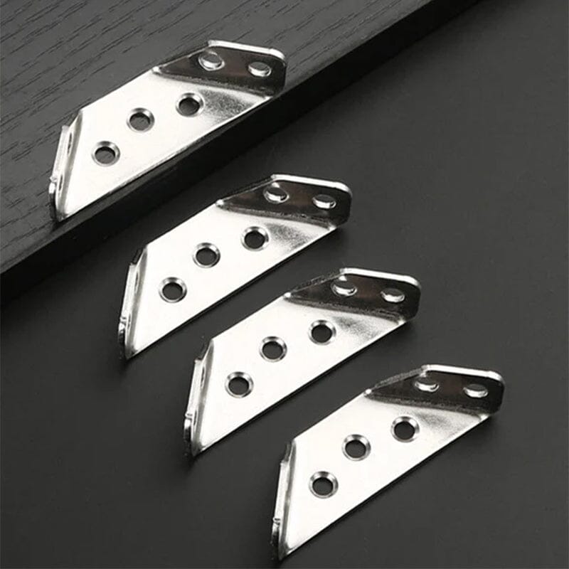 Stable stainless steel furniture corner connectors for perfect support