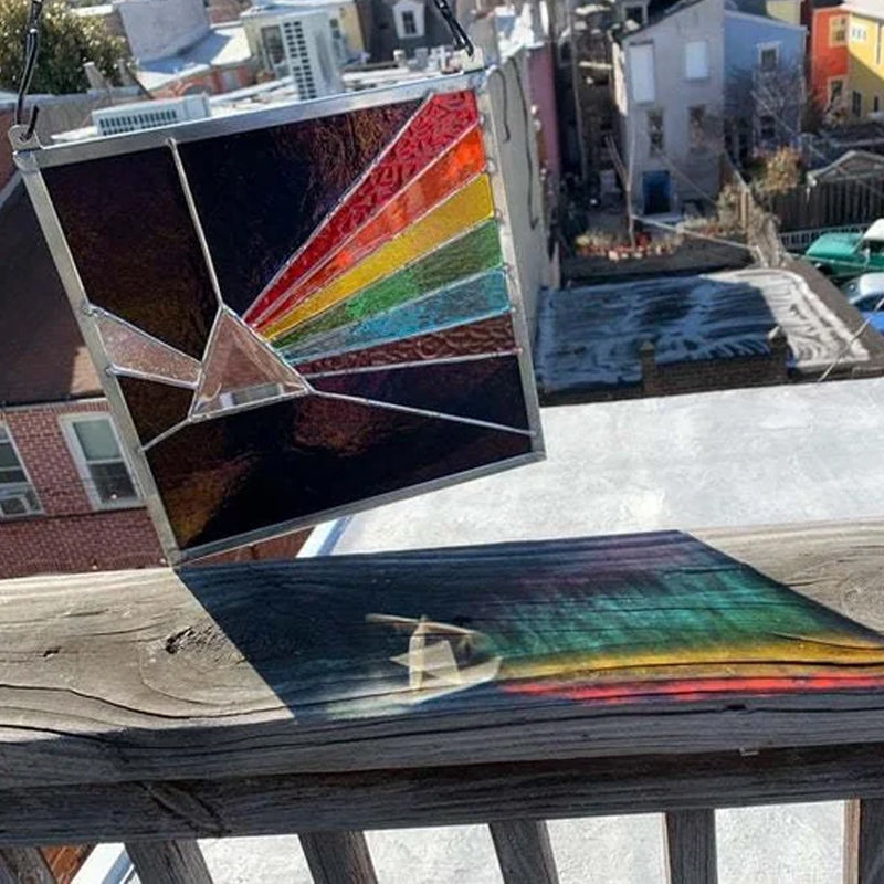 Panel with dark side of the moon