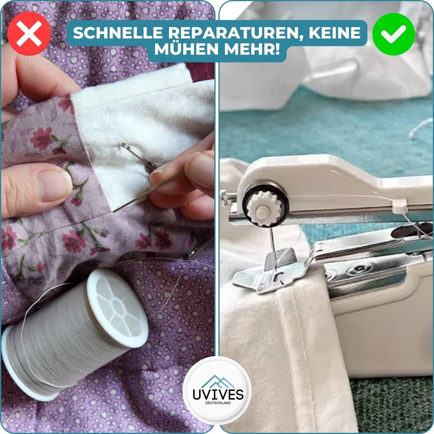 NähFix – Ihr tragbarer Helfer für schnelle Näharbeiten
