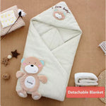 Hooded Swaddle Blanket for Babies – Cozy Sleeping Bag for Newborns