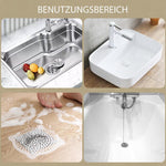 Hygienische Abflussaufkleber für eine saubere Dusche