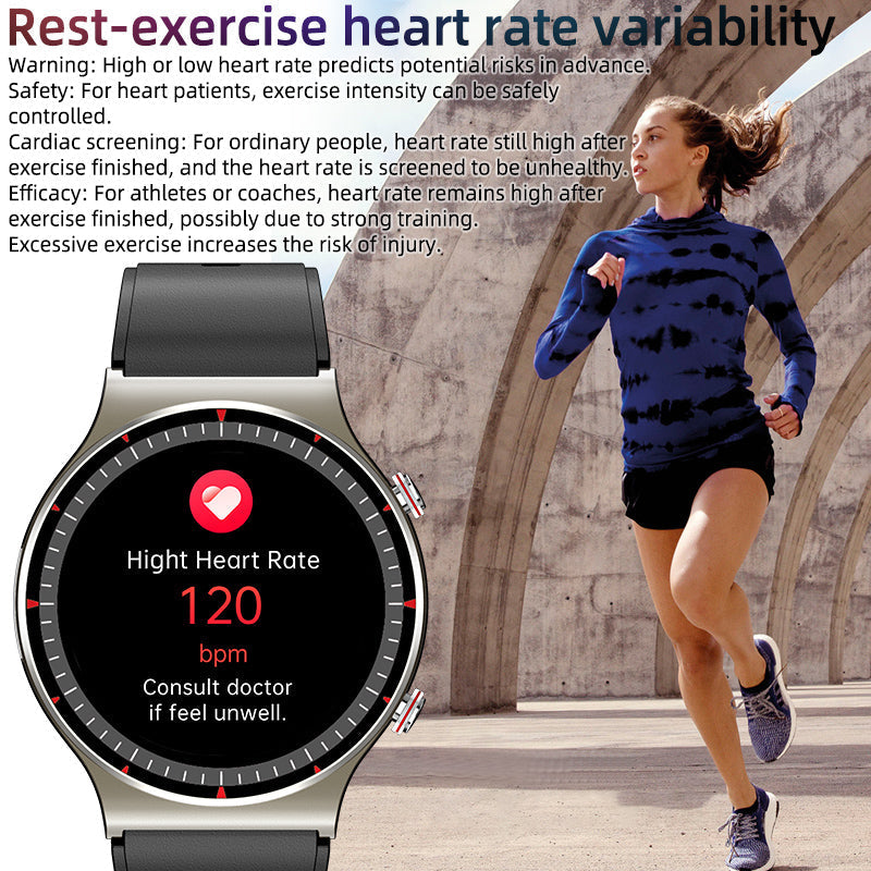 Medizinische Smartwatch mit EKG-Funktion und KI-Analyse