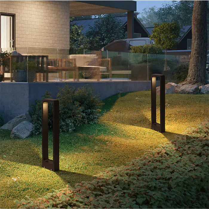 Moderne LED Gartenpfahlbeleuchtung – Wasserfeste Außenlampe